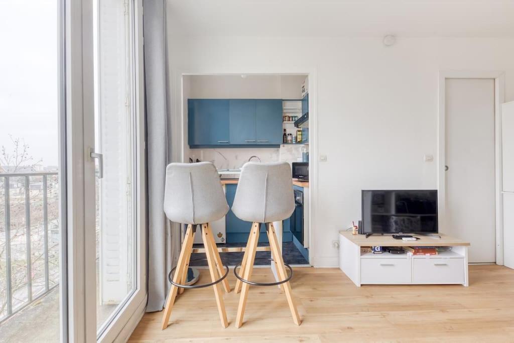 Studio Lumineux -15 Min De Paris La Garenne-Colombes Ngoại thất bức ảnh